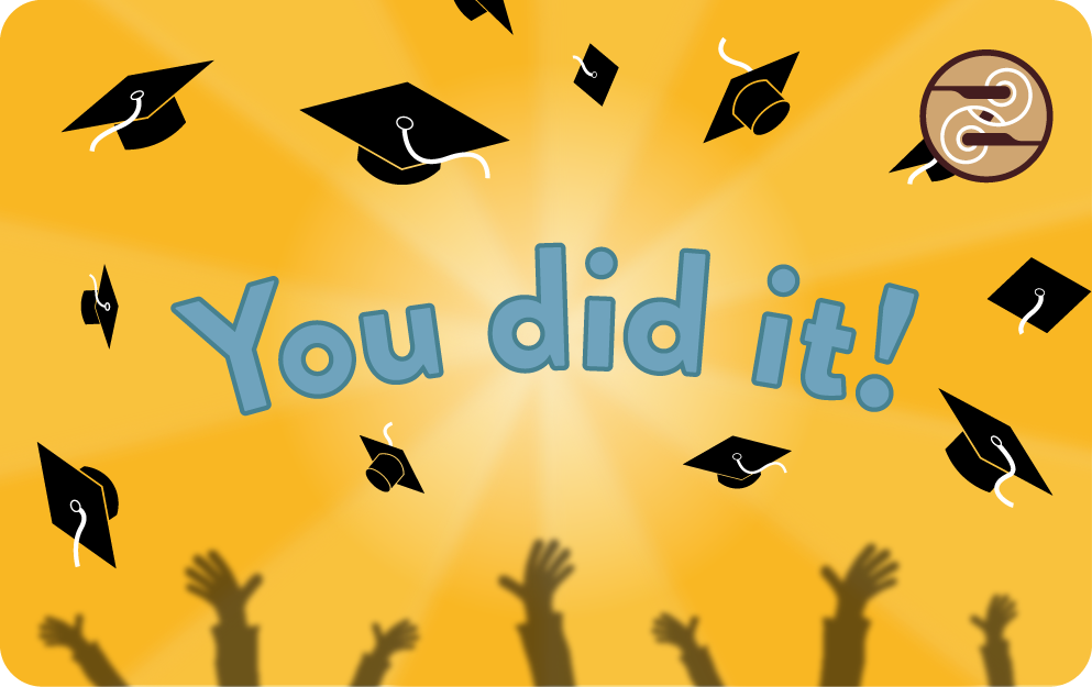 You did it!